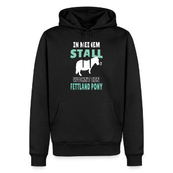 Shetland Pony Shetty - Männer Premium Bio Hoodie - Schwarz - Vorne - Nico (187cm)