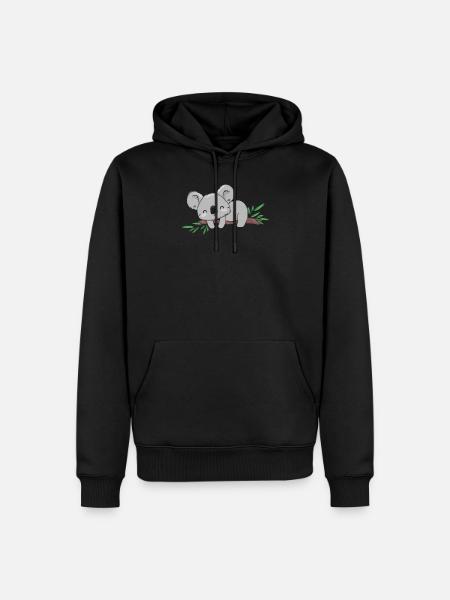 Koala Koala Bear - Men’s Premium Organic Hoodie - black
