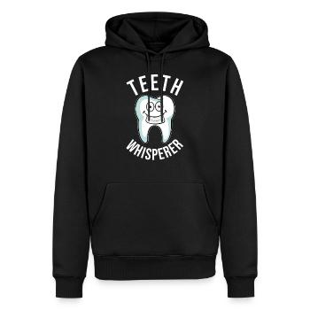 Zahnarzt Assistentin Zahnarzthelferin Zahnmedizin - Männer Premium Bio Hoodie - Schwarz - Vorne - Nico (187cm)