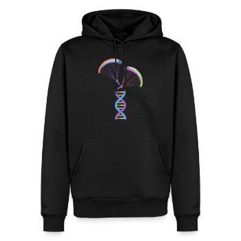 Paragliding Paragliding Paragliding Paragliding - Men’s Premium Organic Hoodie - black - Front - Nico (187cm)