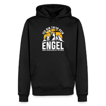 Paragliding Paragliding Paragliding Paragliding - Men’s Premium Organic Hoodie - black - Front - Nico (187cm)