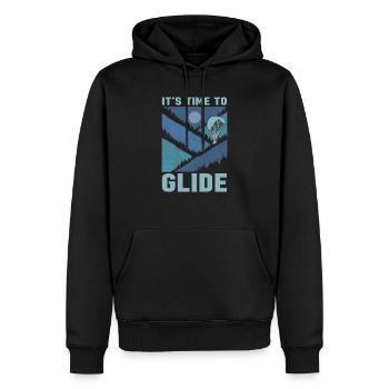 Paragliding Paragliding Paragliding Paragliding - Men’s Premium Organic Hoodie - black - Front - Nico (187cm)