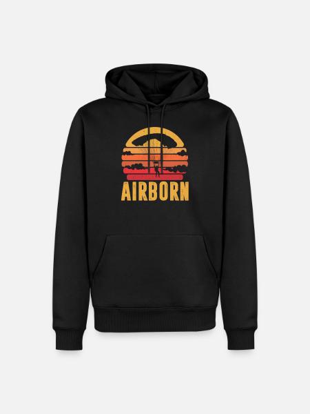 Paragliding Paragliding Paragliding Paragliding - Men’s Premium Organic Hoodie - black