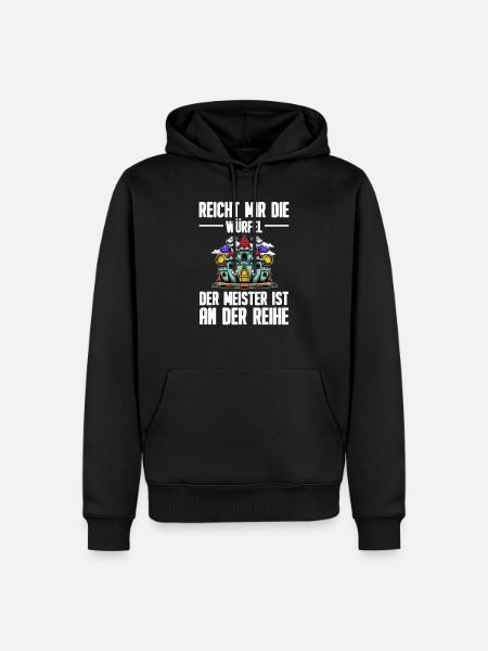 Brettspiel - Männer Premium Bio Hoodie - Schwarz