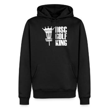 Frisbee Golf - Männer Premium Bio Hoodie - Schwarz - Vorne - Nico (187cm)