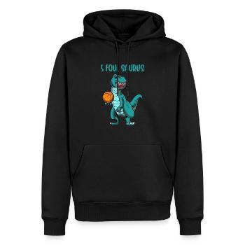 Basketball Basketballer - Men’s Premium Organic Hoodie - black - Front - Nico (187cm)