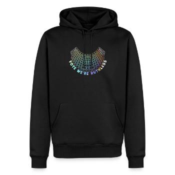 Women's Rights Vote We're Ruthless Human And Women - Men’s Premium Organic Hoodie - black - Front - Nico (187cm)