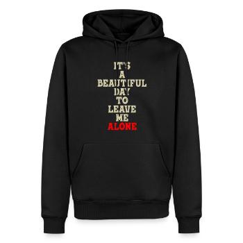 Beautiful Day Behavioral Shape Behaviors - Men’s Premium Organic Hoodie - black - Front - Nico (187cm)