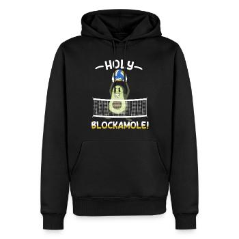 Holy Blockamole Volleyball Avocado - Männer Premium Bio Hoodie - Schwarz - Vorne - Nico (187cm)
