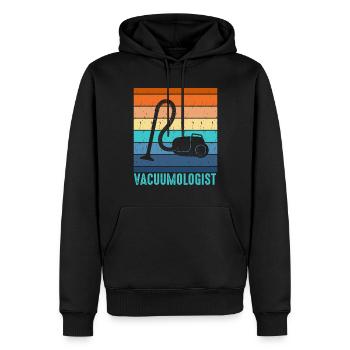 Staubsauger - Männer Premium Bio Hoodie - Schwarz - Vorne - Nico (187cm)