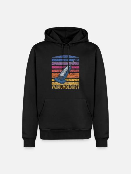 Staubsauger Staubsauger - Männer Premium Bio Hoodie - Schwarz