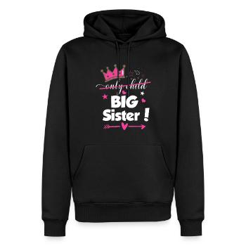 Only Child to Big Sister 2023 Sibling New Baby - Men’s Premium Organic Hoodie - black - Front - Nico (187cm)