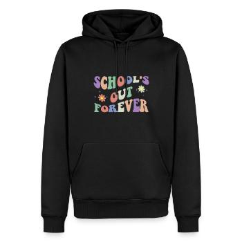 School's Out Forever Teacher Retirement Boho - Männer Premium Bio Hoodie - Schwarz - Vorne - Nico (187cm)