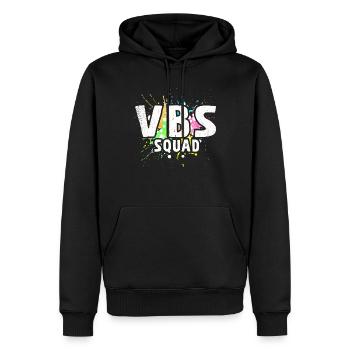 VBS Squad Bibel Shool - Männer Premium Bio Hoodie - Schwarz - Vorne - Nico (187cm)