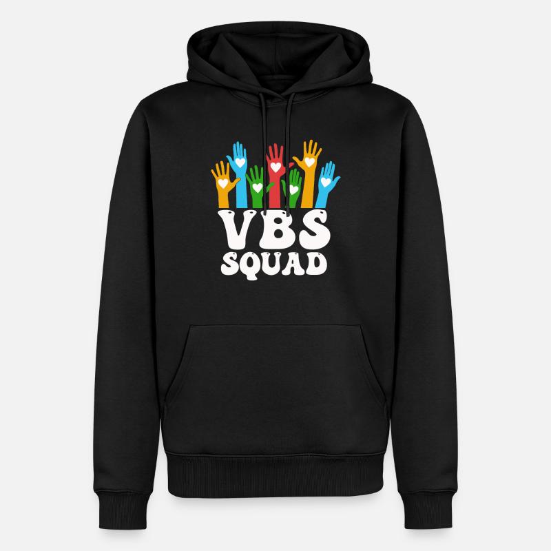 VBS Squad Bible Shool - Sweat à capuche Premium bio Homme - noir