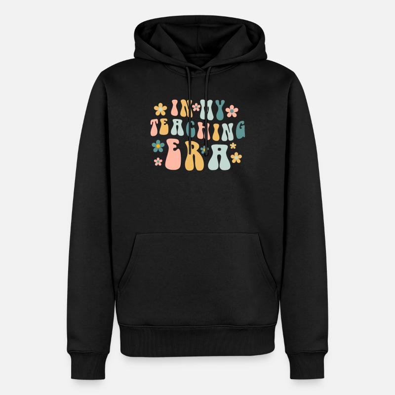 À l’époque de l’enseignement - Sweat à capuche Premium bio Homme - noir
