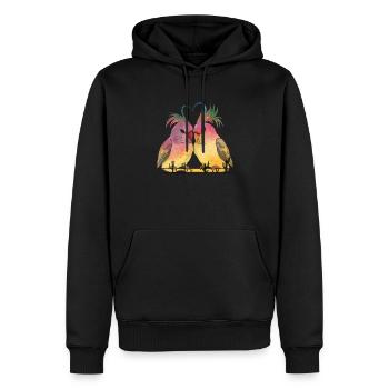 Bird Watching Birder Ornithologist Bird Lover - Men’s Premium Organic Hoodie - black - Front - Nico (187cm)