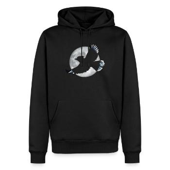 Bird Watching Birder Ornithologist Bird Lover - Men’s Premium Organic Hoodie - black - Front - Nico (187cm)