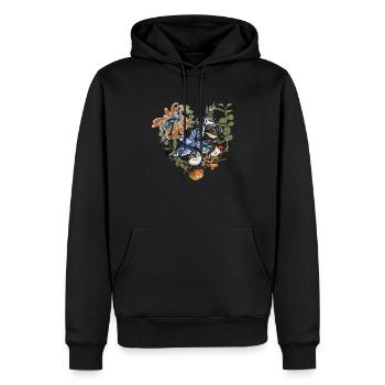 Bird Watching Birder Ornithologist Bird Lover - Men’s Premium Organic Hoodie - black - Front - Nico (187cm)