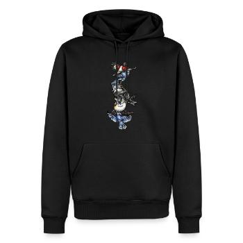 Bird Watching Birder Ornithologist Bird Lover - Men’s Premium Organic Hoodie - black - Front - Nico (187cm)