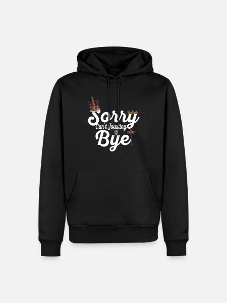 Ritter Mittelalterliche Renaissance-Ritterrüstung - Männer Premium Bio Hoodie - Schwarz