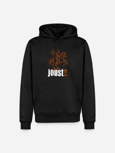 Ritter Mittelalterliche Renaissance-Ritterrüstung - Männer Premium Bio Hoodie - Schwarz