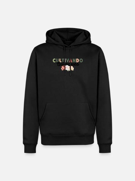 Cultivando Bilingües Spanischlehrer Bekleidung - Männer Premium Bio Hoodie - Schwarz