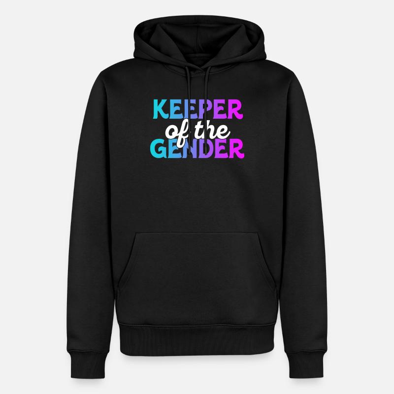 Hüter des Geschlechts - Männer Premium Bio Hoodie - Schwarz