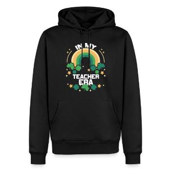 In meiner Lehrzeit Unterricht - Männer Premium Bio Hoodie - Schwarz - Vorne - Nico (187cm)