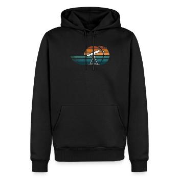 Astronomie Astrofotograf Sternenbeobachtung - Männer Premium Bio Hoodie - Schwarz - Vorne - Nico (187cm)