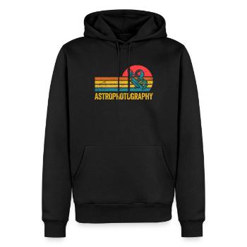 Astronomie Astrofotograf Sternenbeobachtung - Männer Premium Bio Hoodie - Schwarz - Vorne - Nico (187cm)