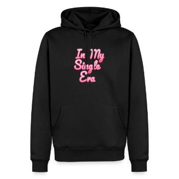 Humour drôle d’amour célibataire : le parfait - Sweat à capuche Premium bio Homme - noir - Devant - Nico (187cm)