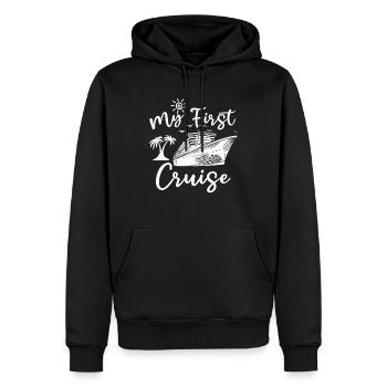 Mein erster Kreuzfahrt-Familienurlaub - Spaß - Männer Premium Bio Hoodie - Schwarz - Vorne - Nico (187cm)