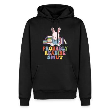 Wahrscheinlich lesen Schmutz Liebesromane Schmutz - Männer Premium Bio Hoodie - Schwarz - Vorne - Nico (187cm)
