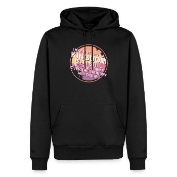 Herrschaft über Wäsche und Geschirr Hausfrau - Männer Premium Bio Hoodie - Schwarz - Vorne - Nico (187cm)