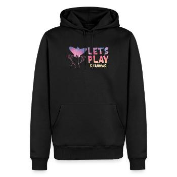 Let's Play Shadows Shadow Puppetry - Men’s Premium Organic Hoodie - black - Front - Nico (187cm)