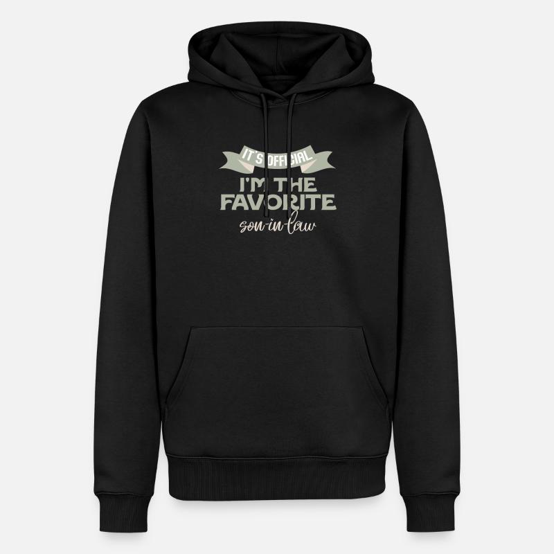 C’est le gendre préféré officiel - Sweat à capuche Premium bio Homme - noir