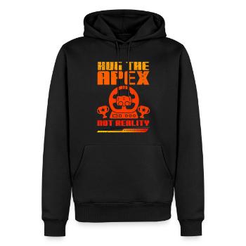 Simracer Esports Enthusiast Sim Racing - Männer Premium Bio Hoodie - Schwarz - Vorne - Nico (187cm)