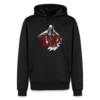 Living The Spook Life Ghost Bait - Men’s Premium Organic Hoodie - black - Front - Nico (187cm)