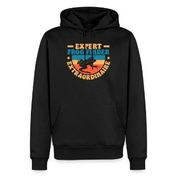 Frog Catcher Expert Frog Finder Extraordinaire - Männer Premium Bio Hoodie - Schwarz - Vorne - Nico (187cm)