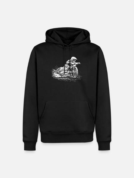 Speedway Speedway – Motorcycle Race - Men’s Premium Organic Hoodie - black