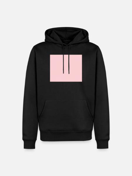 Rose - Männer Premium Bio Hoodie - Schwarz