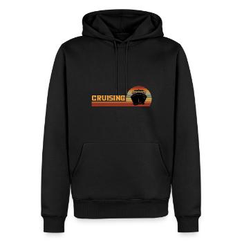 Kreuzfahrt - Männer Premium Bio Hoodie - Schwarz - Vorne - Nico (187cm)