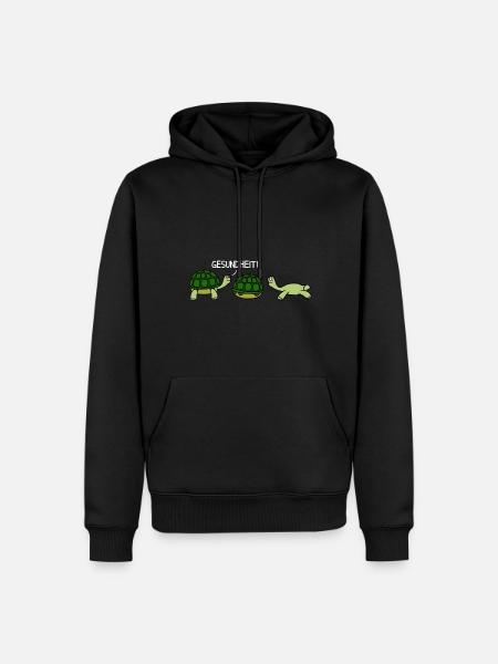 Santé - Sweat à capuche Premium bio Homme - noir