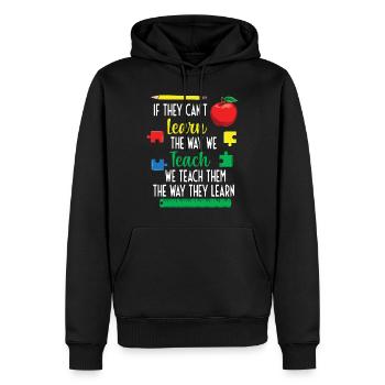 Sonderschule The Way They Learn Sonderpädagogik - Männer Premium Bio Hoodie - Schwarz - Vorne - Nico (187cm)