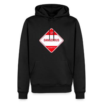 1,21 Gigawatt! Gefahr! - Männer Premium Bio Hoodie - Schwarz - Vorne - Nico (187cm)