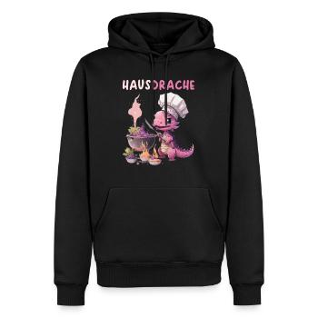 Hausdrache Hausdrachen Mutter Schwiegermama - Männer Premium Bio Hoodie - Schwarz - Vorne - Nico (187cm)