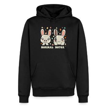 Easter Easter Plastic Surgeon Botox - Men’s Premium Organic Hoodie - black - Front - Nico (187cm)