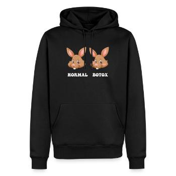 Easter Easter Plastic Surgeon Botox - Men’s Premium Organic Hoodie - black - Front - Nico (187cm)