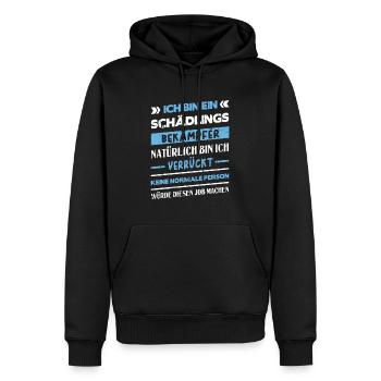 Kammerjäger Schädlingsbekämpfer - Männer Premium Bio Hoodie - Schwarz - Vorne - Nico (187cm)